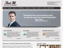 Tablet Screenshot of myforesthillagent.com